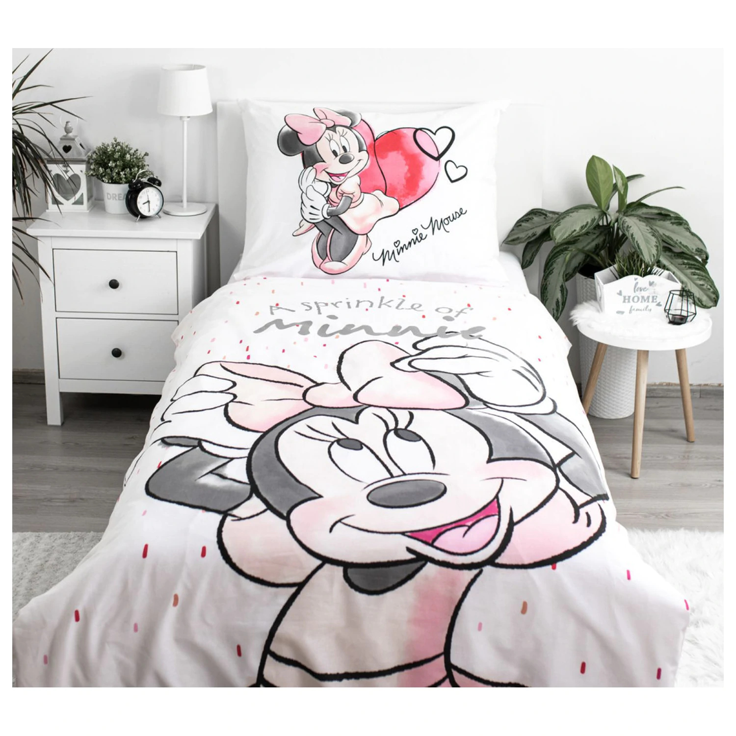 Disney Minnie White Bettbezug Produktfoto