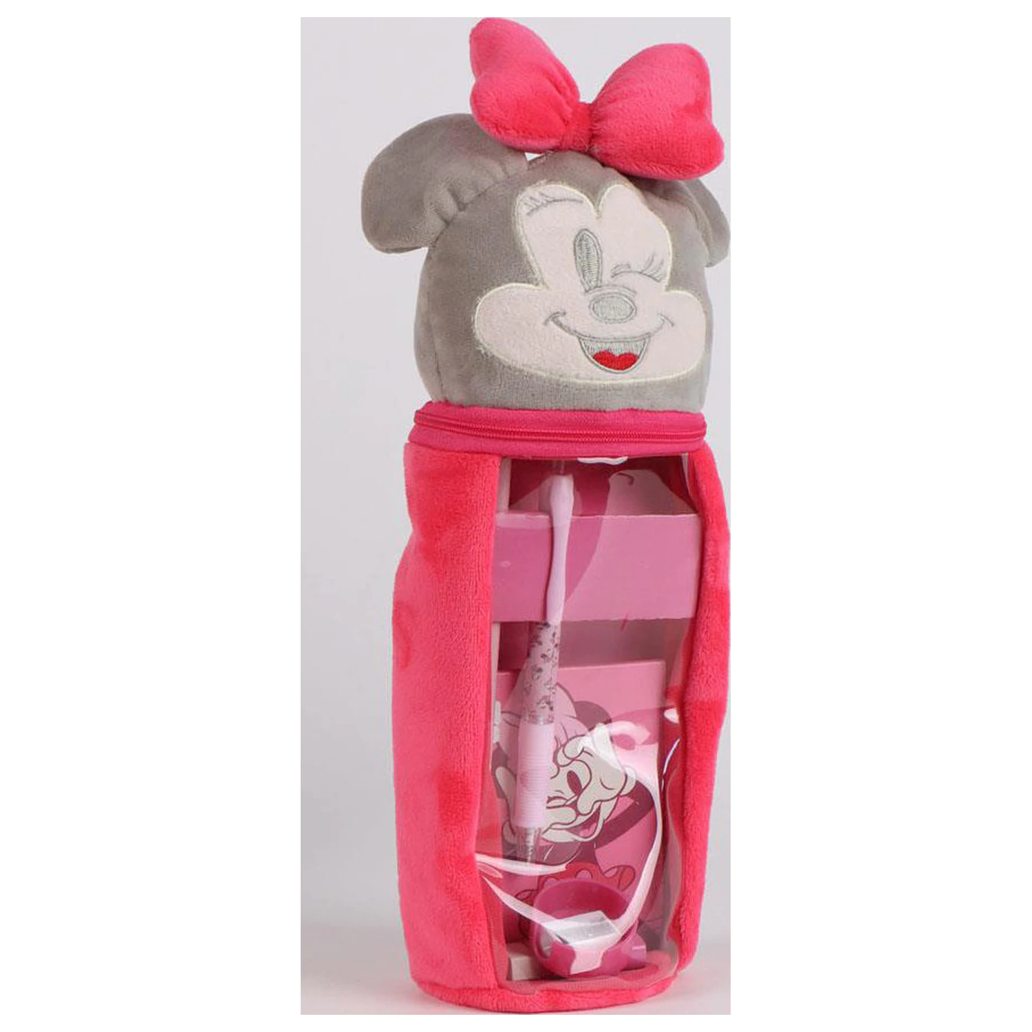 Disney Minnie Wink Grau Plüsch Federmäppchen Produktfoto