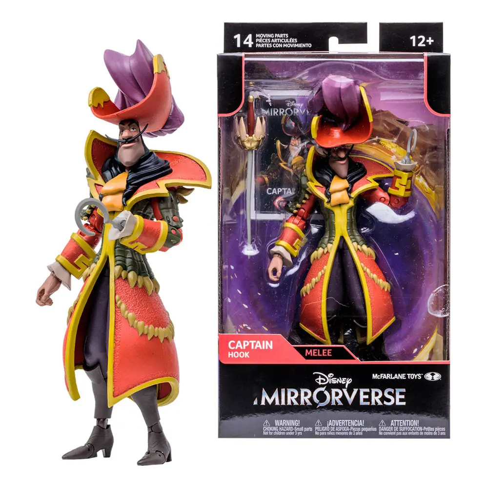 Disney Mirrorverse Actionfigur Captain Hook 18 cm Produktfoto