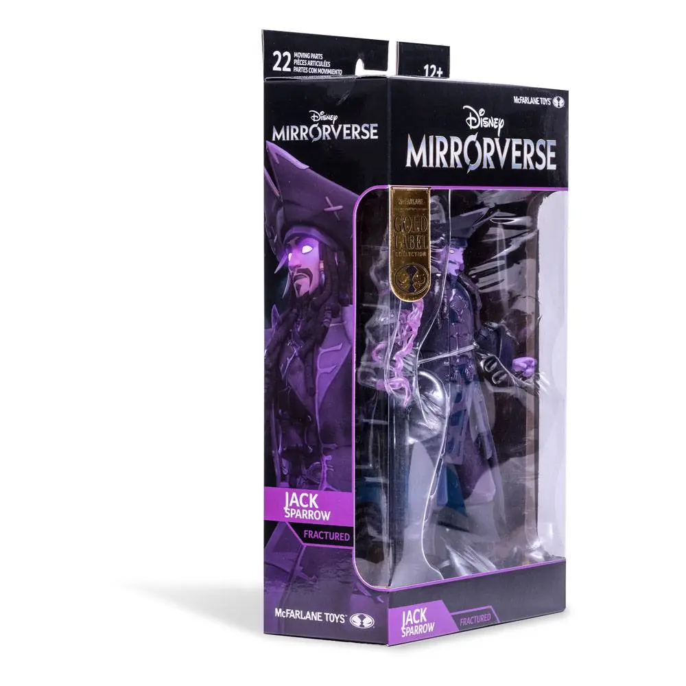 Disney Mirrorverse Actionfigur Jack Sparrow Fractured Gold Label Series 18 cm Produktfoto