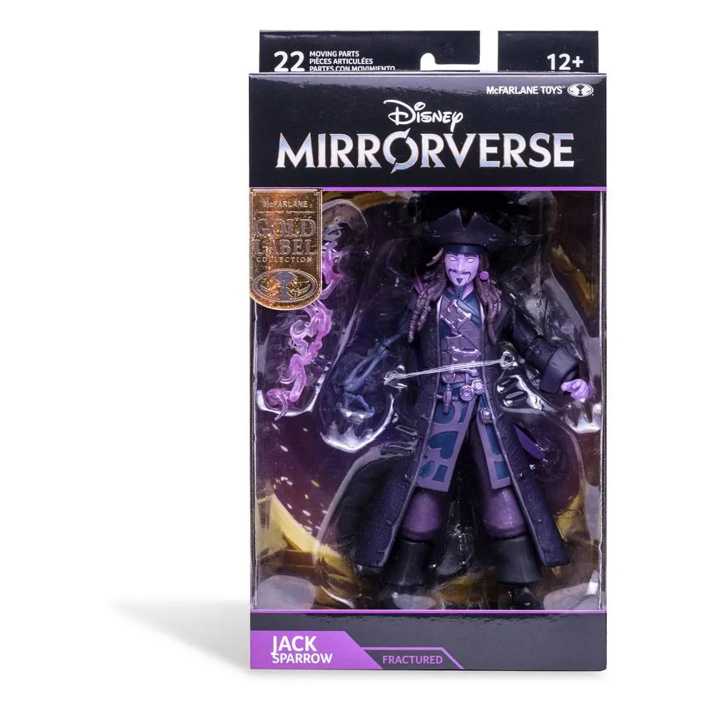Disney Mirrorverse Actionfigur Jack Sparrow Fractured Gold Label Series 18 cm Produktfoto