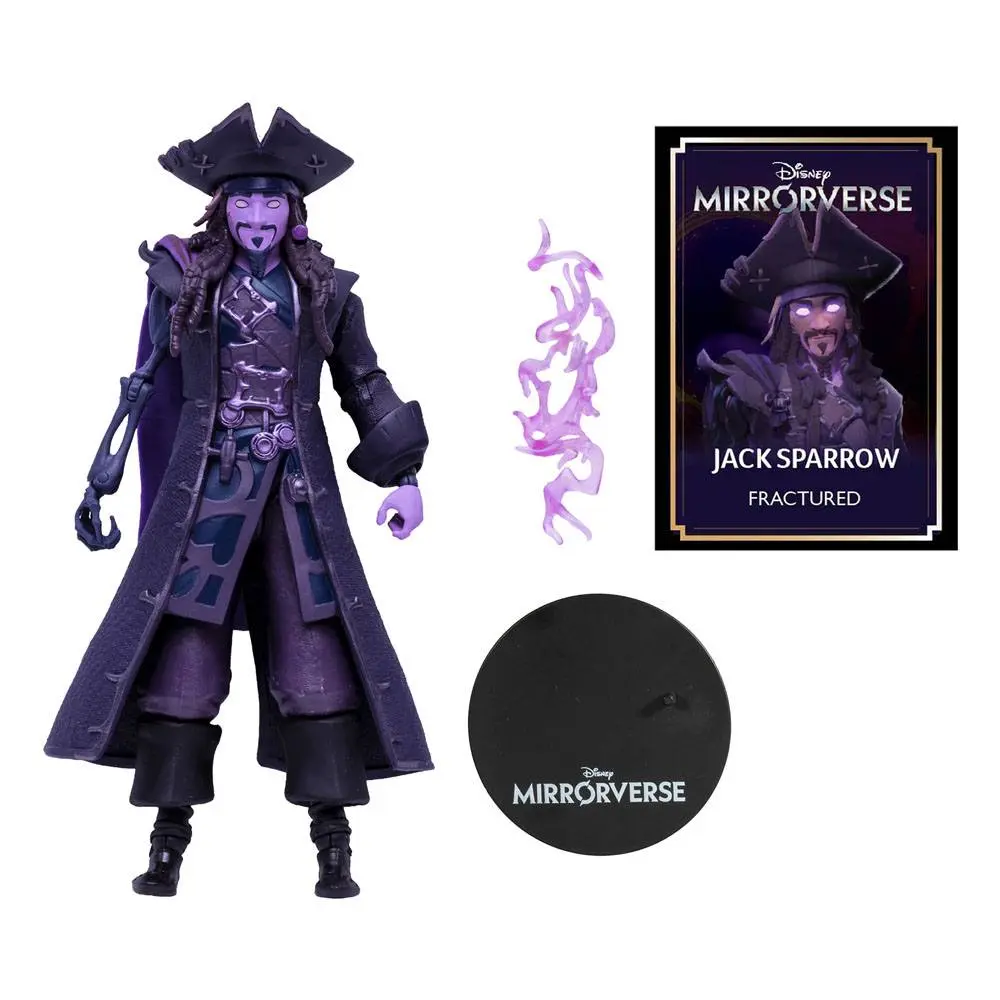 Disney Mirrorverse Actionfigur Jack Sparrow Fractured Gold Label Series 18 cm Produktfoto