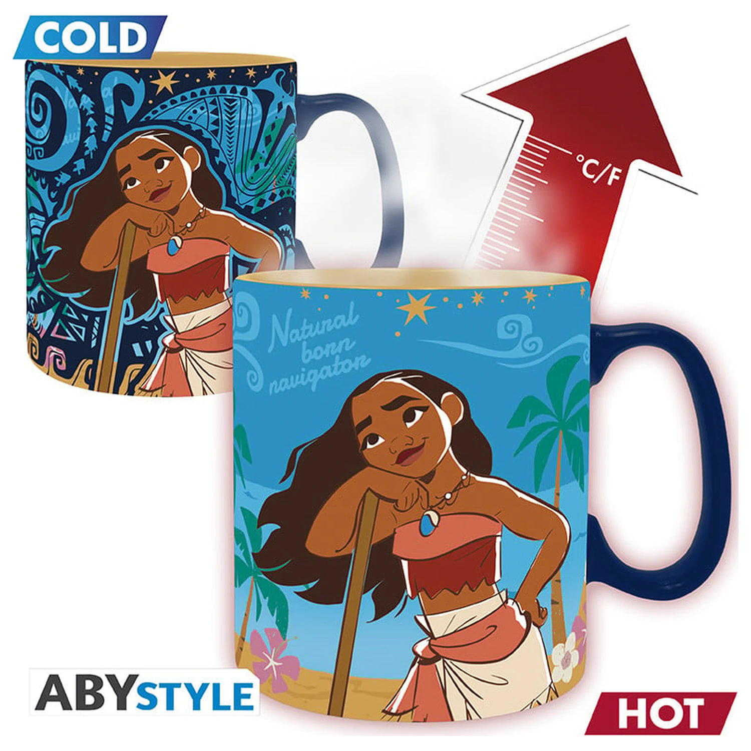 Disney Moana & Friends Tasse mit Wärmeeffekt 460ml Produktfoto
