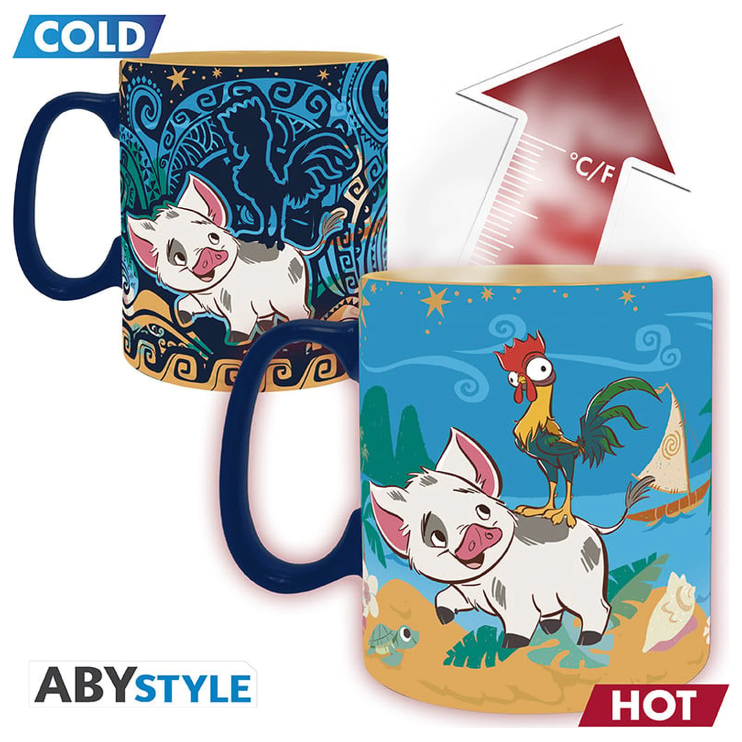 Disney Moana & Friends Tasse mit Wärmeeffekt 460ml Produktfoto
