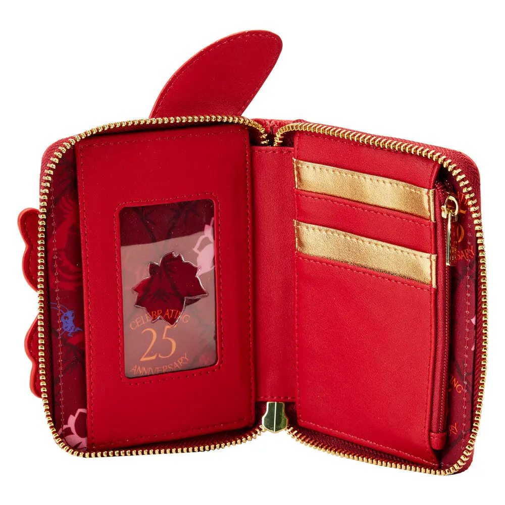 Loungefly Disney Mulan 25th Anniversary Mushu glitter Geldbörse Produktfoto