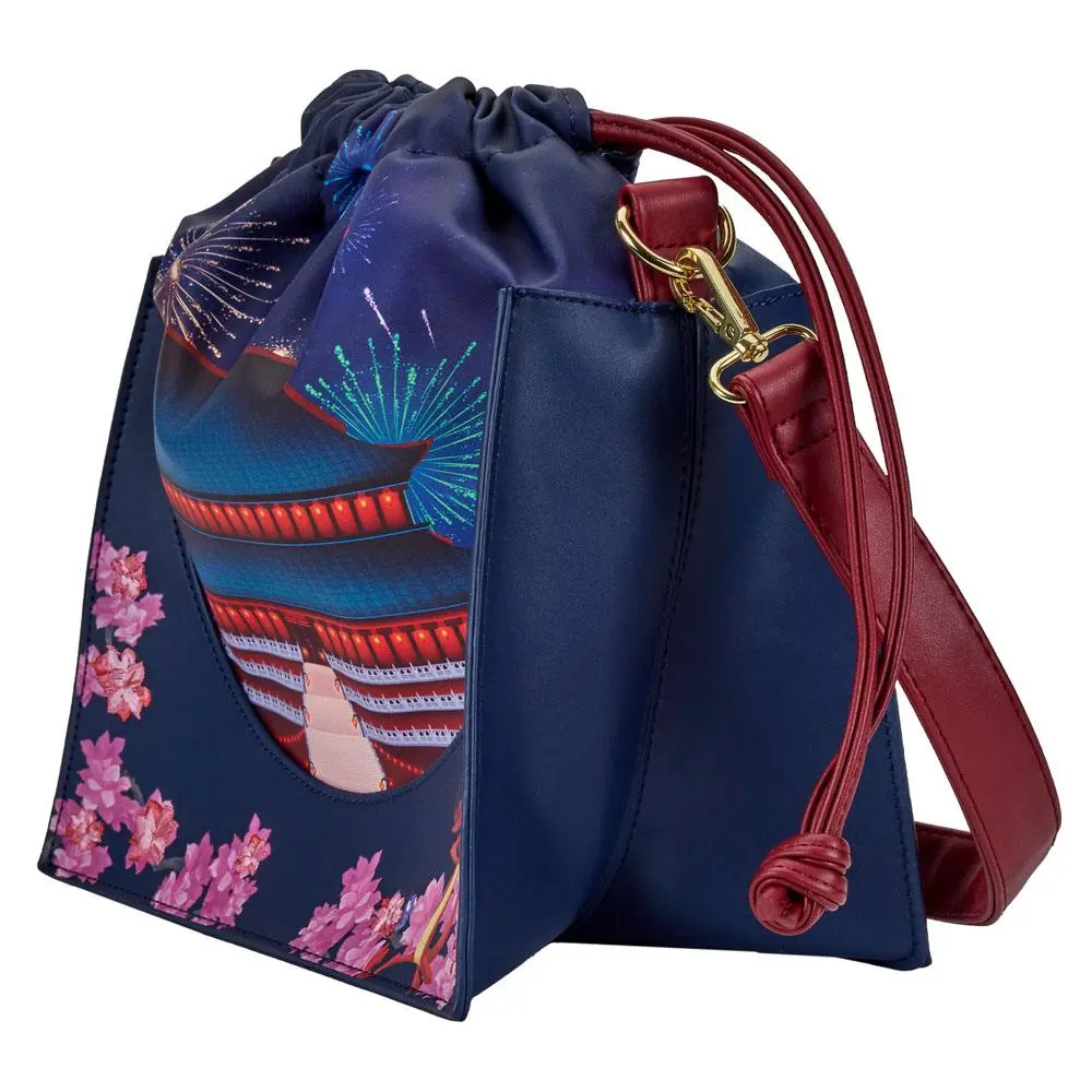 Disney by Loungefly Umhängetasche Mulan Castle Cinch Sack Produktfoto