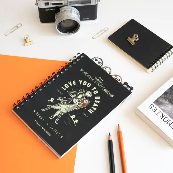 Disney Nightmare Before Christmas A5 Notizbuch Produktfoto