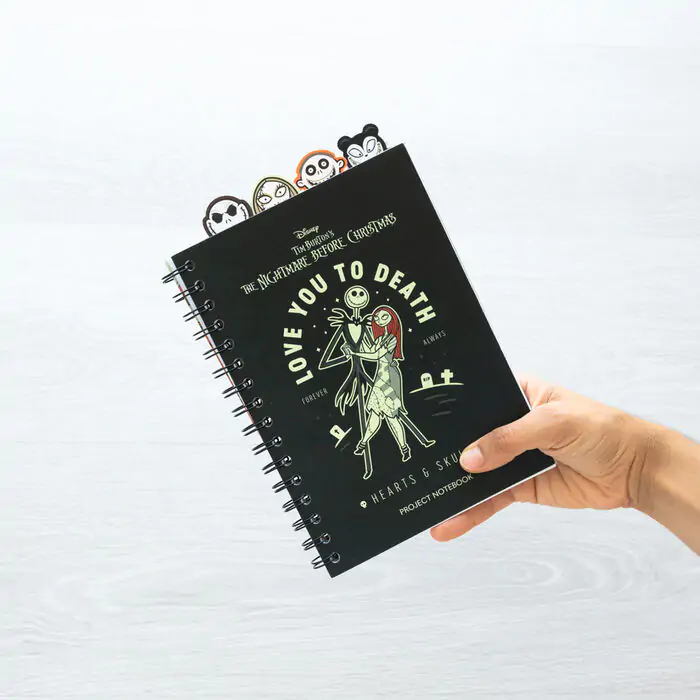 Disney Nightmare Before Christmas A5 Notizbuch Produktfoto