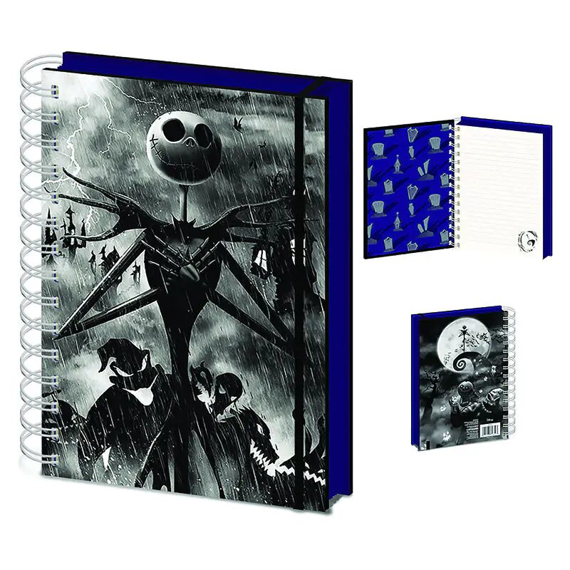 Disney Nightmare Before Christmas A5 lenticular Notizbuch Produktfoto