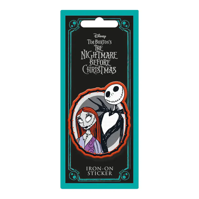 Disney Nightmare Before Christmas Jack & Sally Embroidery Bügelbild Produktfoto