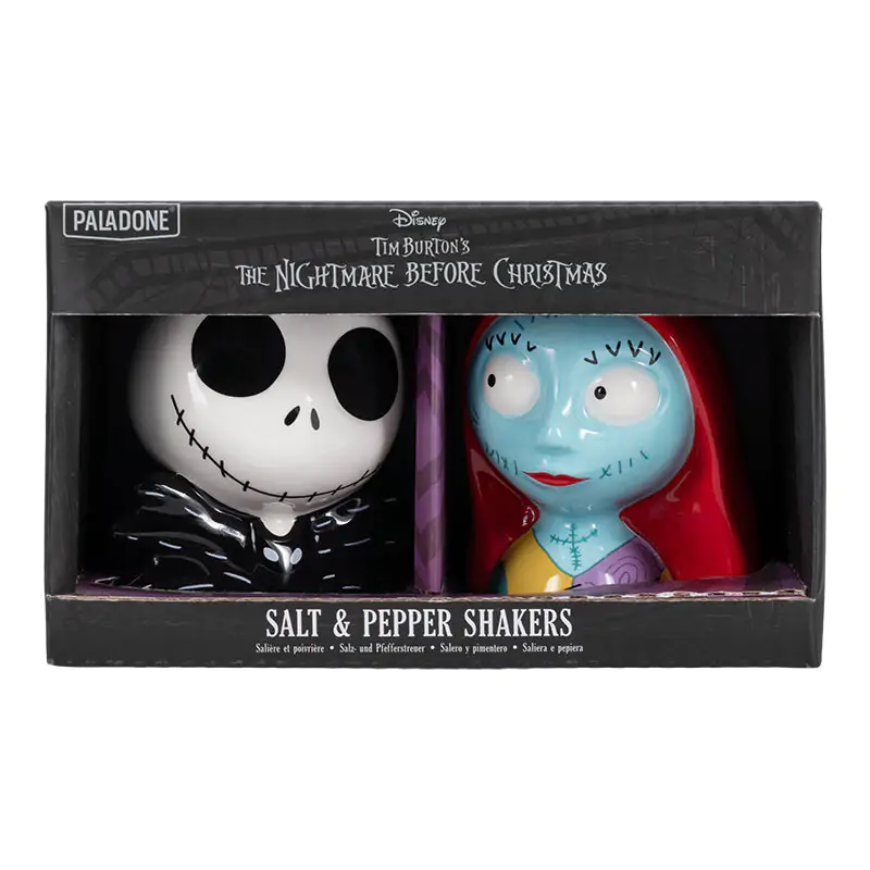 Disney Nightmare Before Christmas Jack & Sally Salz- und Pfefferstreuer termékfotó