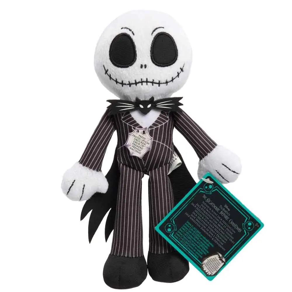 Disney Nightmare Before Christmas Jack Skellington Geräusch-Plüschtier Produktfoto