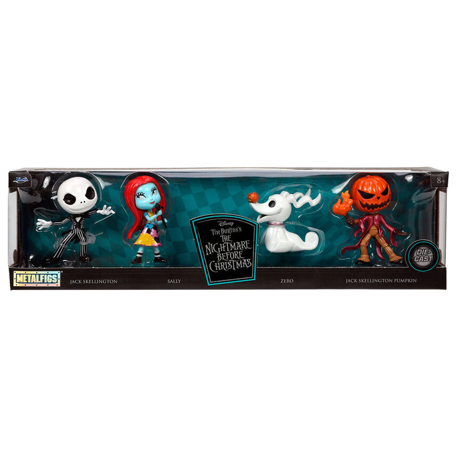 Disney Nightmare Before Christmas metalfigs Pack 4 Figuren 7cm Produktfoto