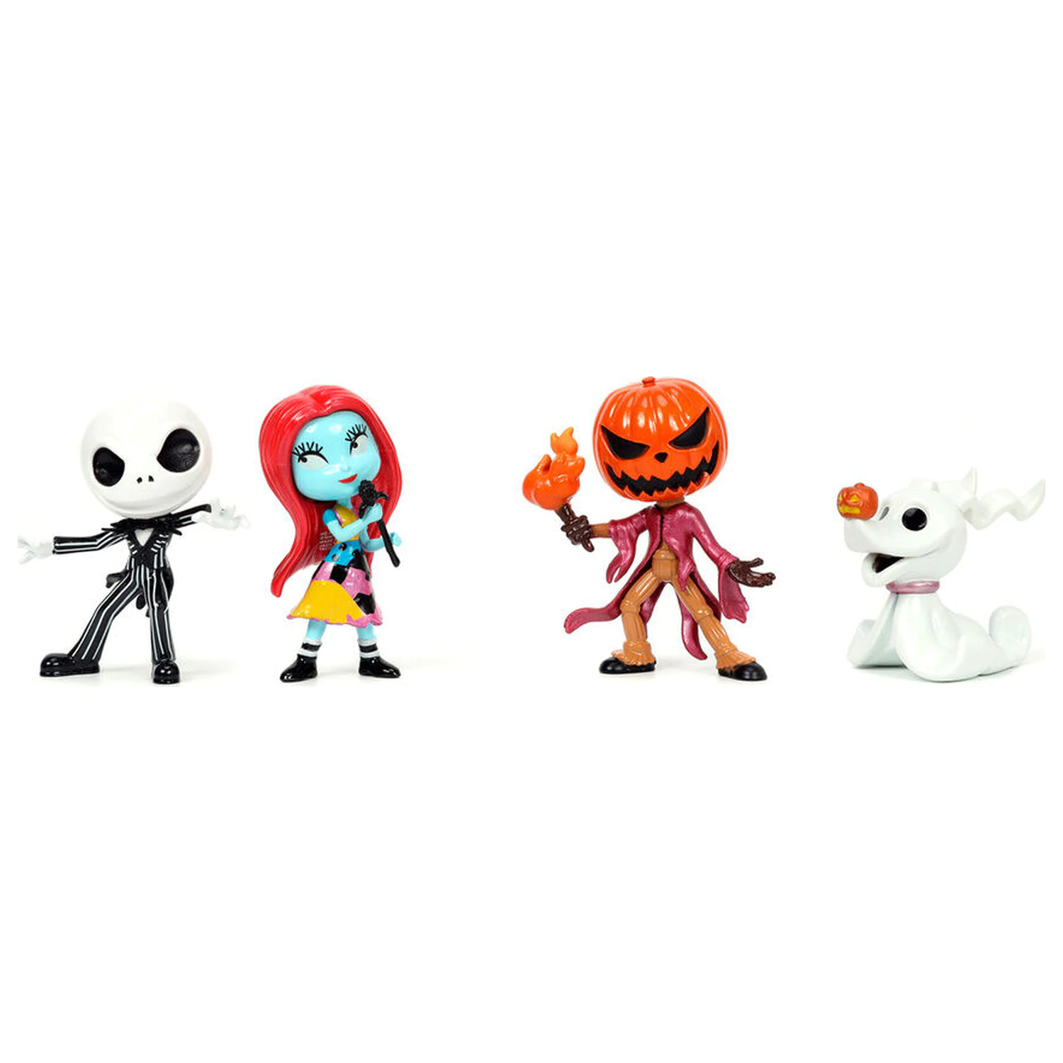 Disney Nightmare Before Christmas metalfigs Pack 4 Figuren 7cm Produktfoto