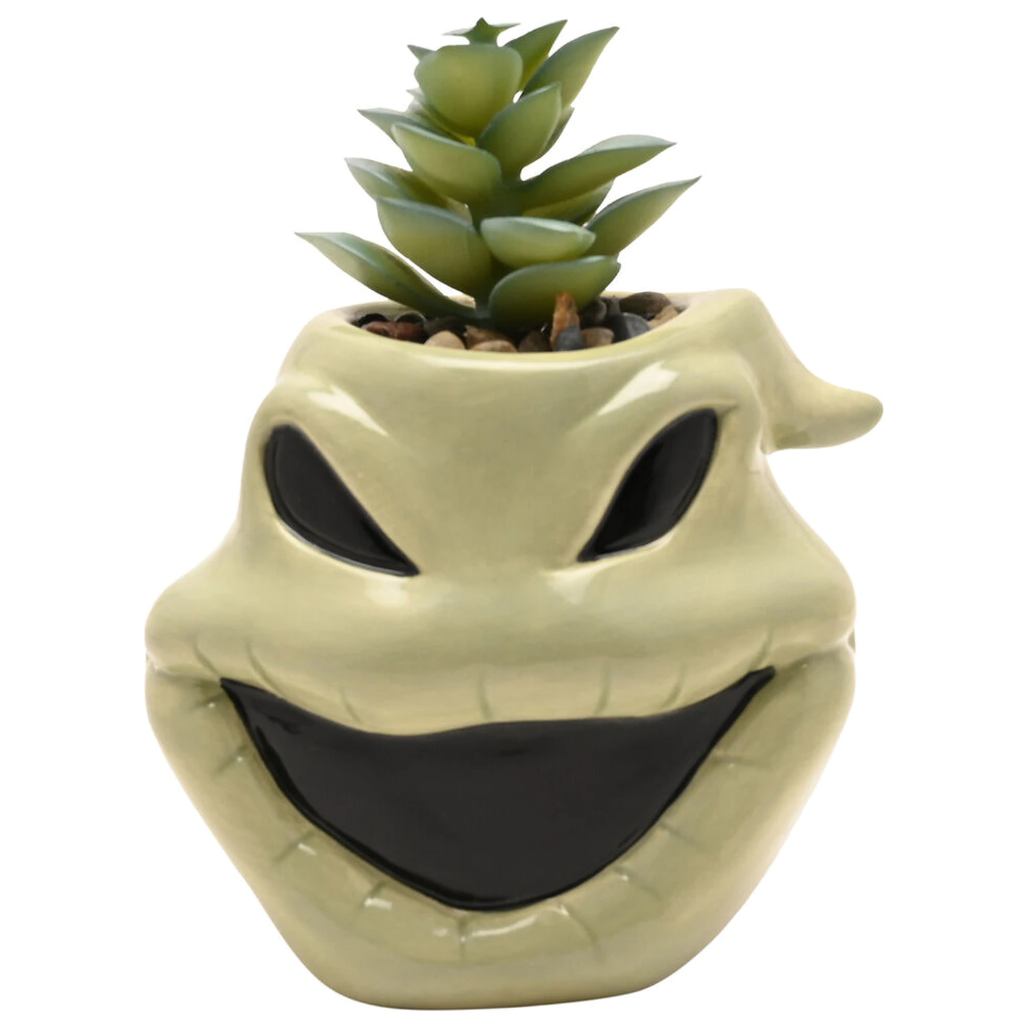 Disney Nightmare Before Christmas Oogie Boogie Übertopf mit Kunstpflanze Produktfoto