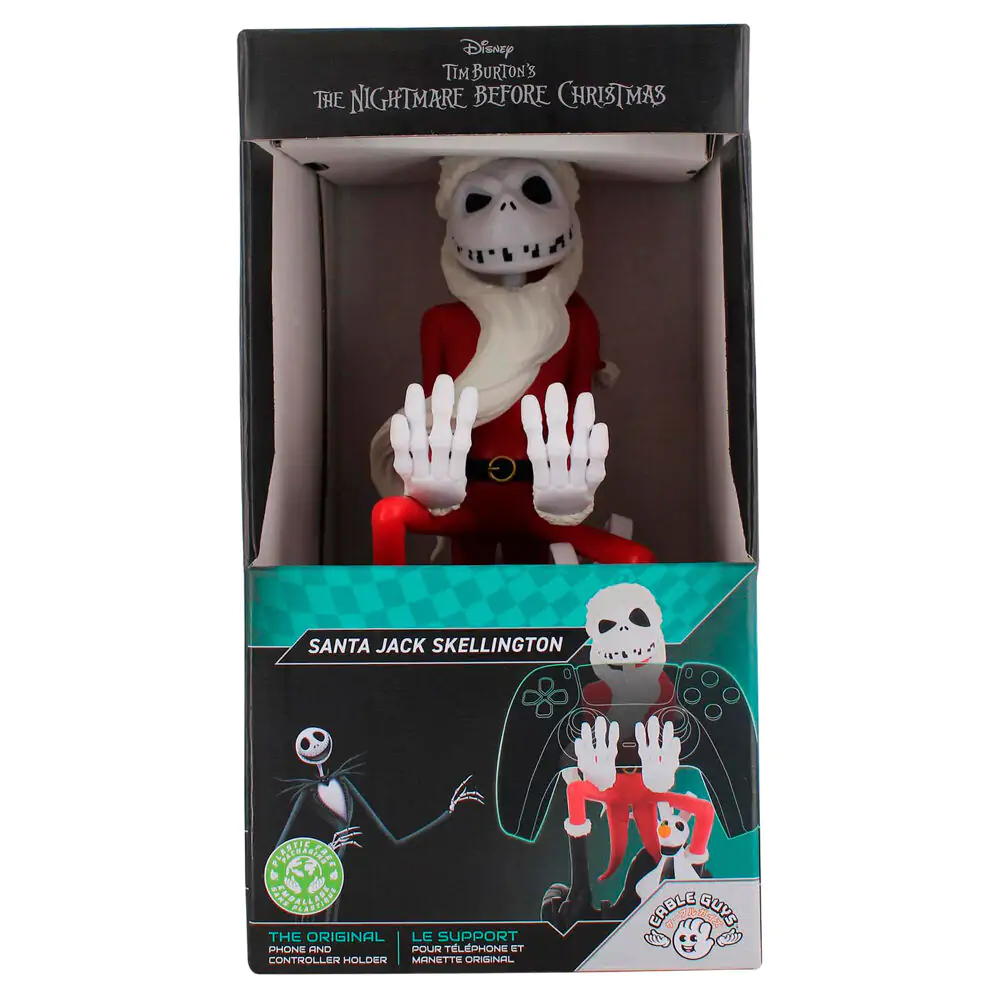 Disney Nightmare Before Christmas Santa Suit Jack Controller/Telefonhalter Cable Guy Figur 20cm Produktfoto