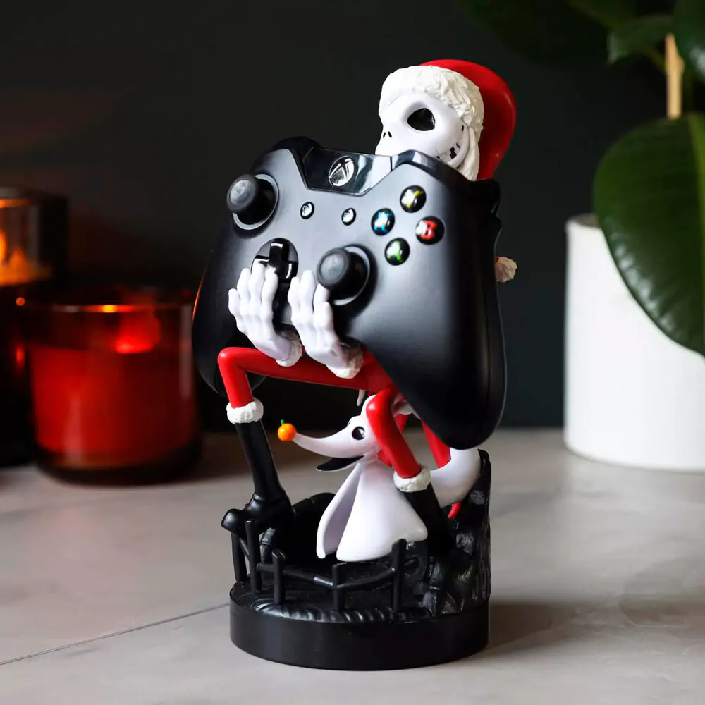 Disney Nightmare Before Christmas Santa Suit Jack Controller/Telefonhalter Cable Guy Figur 20cm Produktfoto