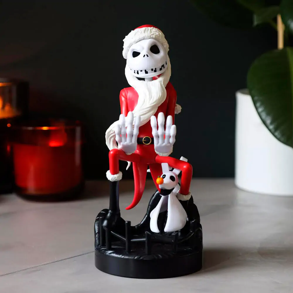 Disney Nightmare Before Christmas Santa Suit Jack Controller/Telefonhalter Cable Guy Figur 20cm Produktfoto