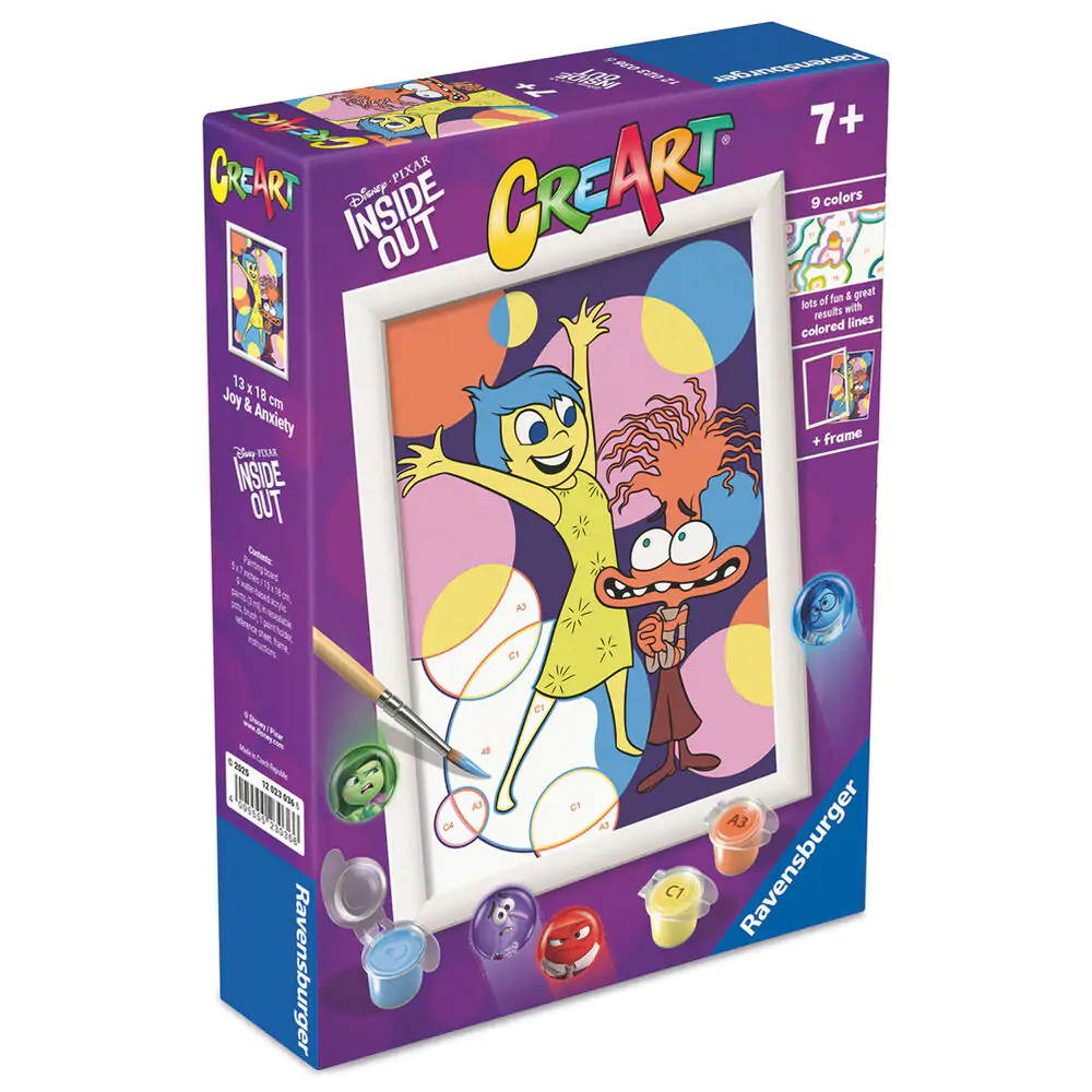 Disney Pixar Inside Out CreArt Malen nach Zahlen Set Produktfoto