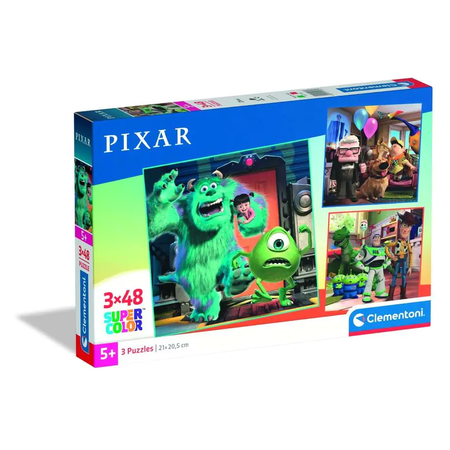 Disney Pixar Puzzle 3x48St Produktfoto