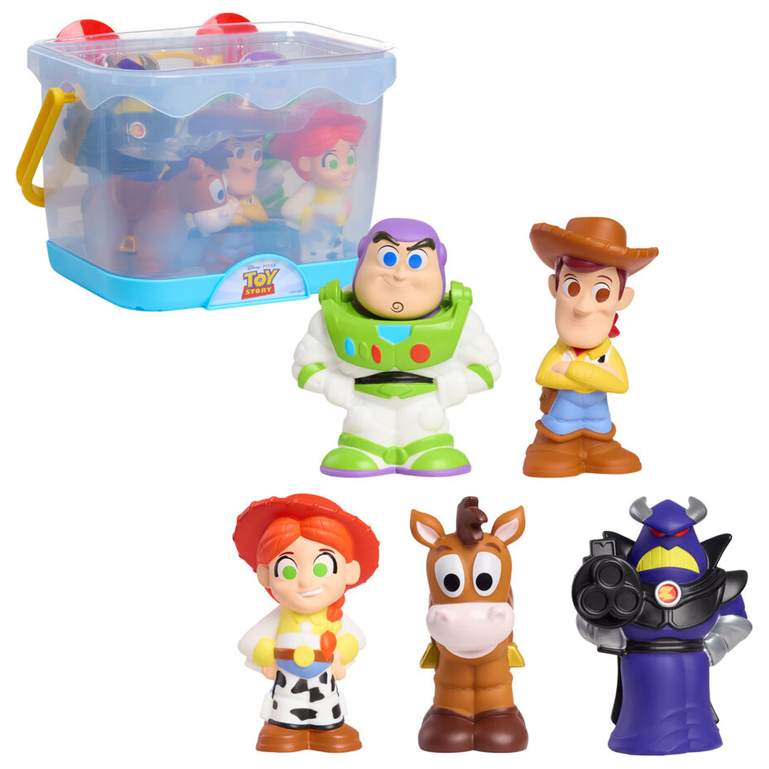 Disney Pixar Toy Story Set aus 5 Badezimmer-Figuren Produktfoto