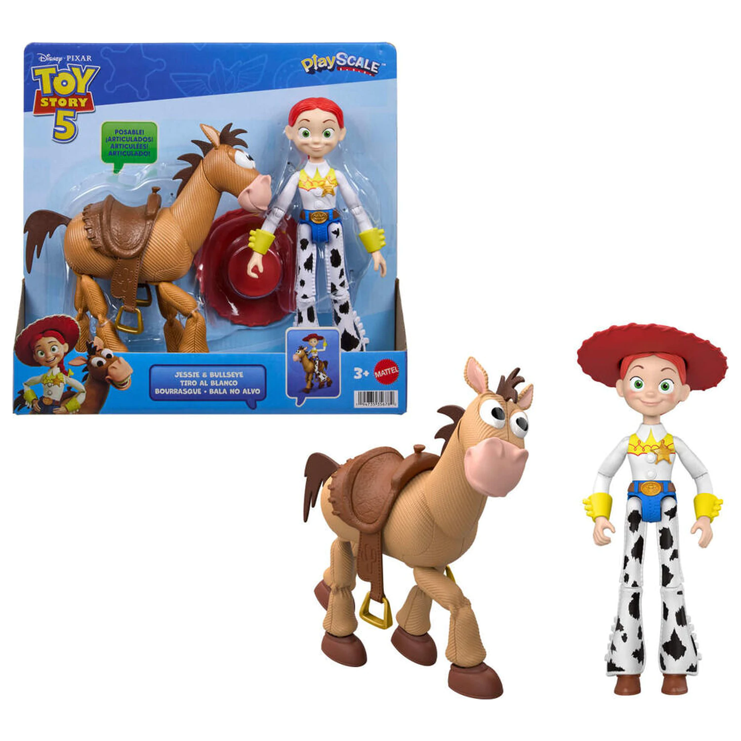 Disney Pixar Toy Story 5 Jessie & Bullseye Set 2 Figuren 18cm Produktfoto