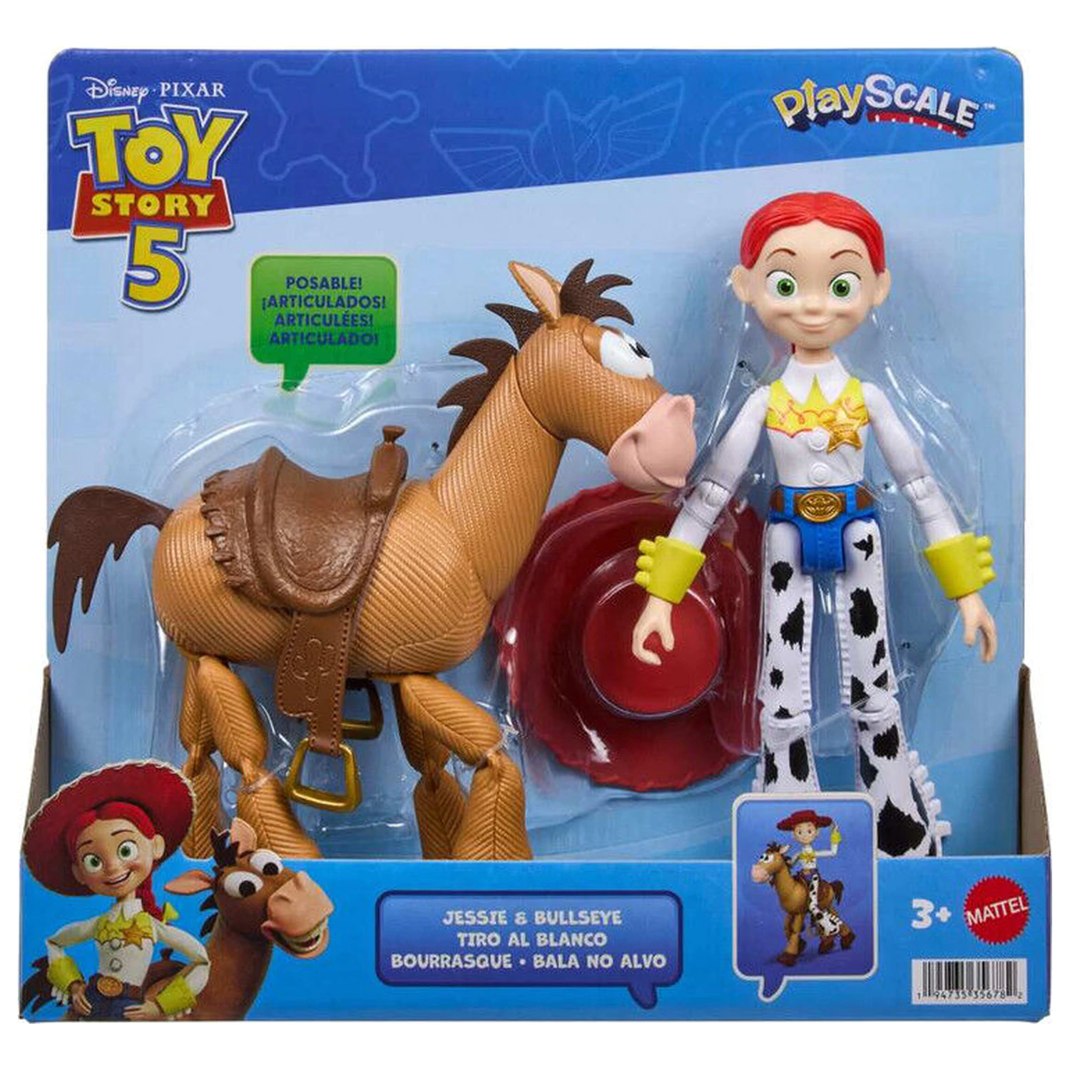 Disney Pixar Toy Story 5 Jessie & Bullseye Set 2 Figuren 18cm Produktfoto