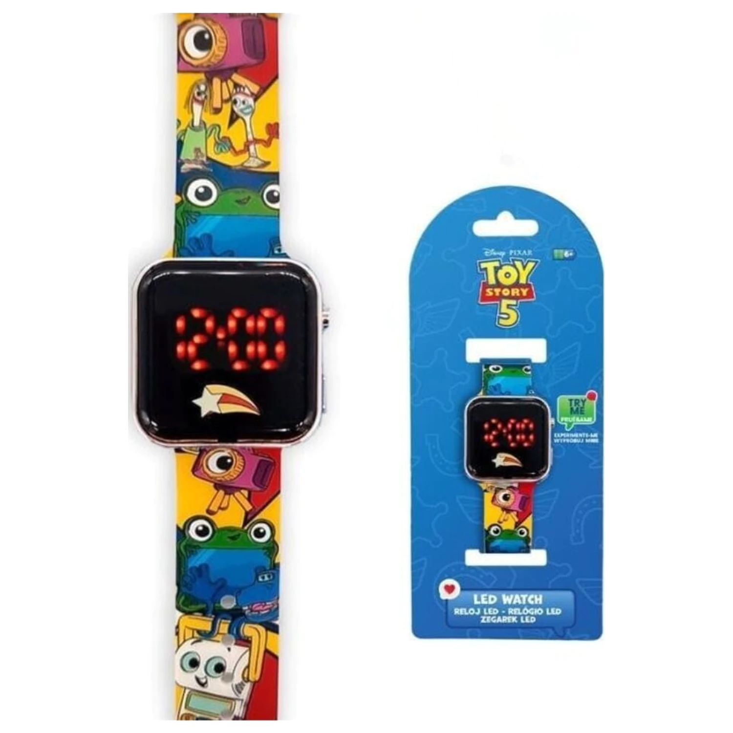 Disney Pixar Toy Story 5 LED-Armbanduhr Produktfoto