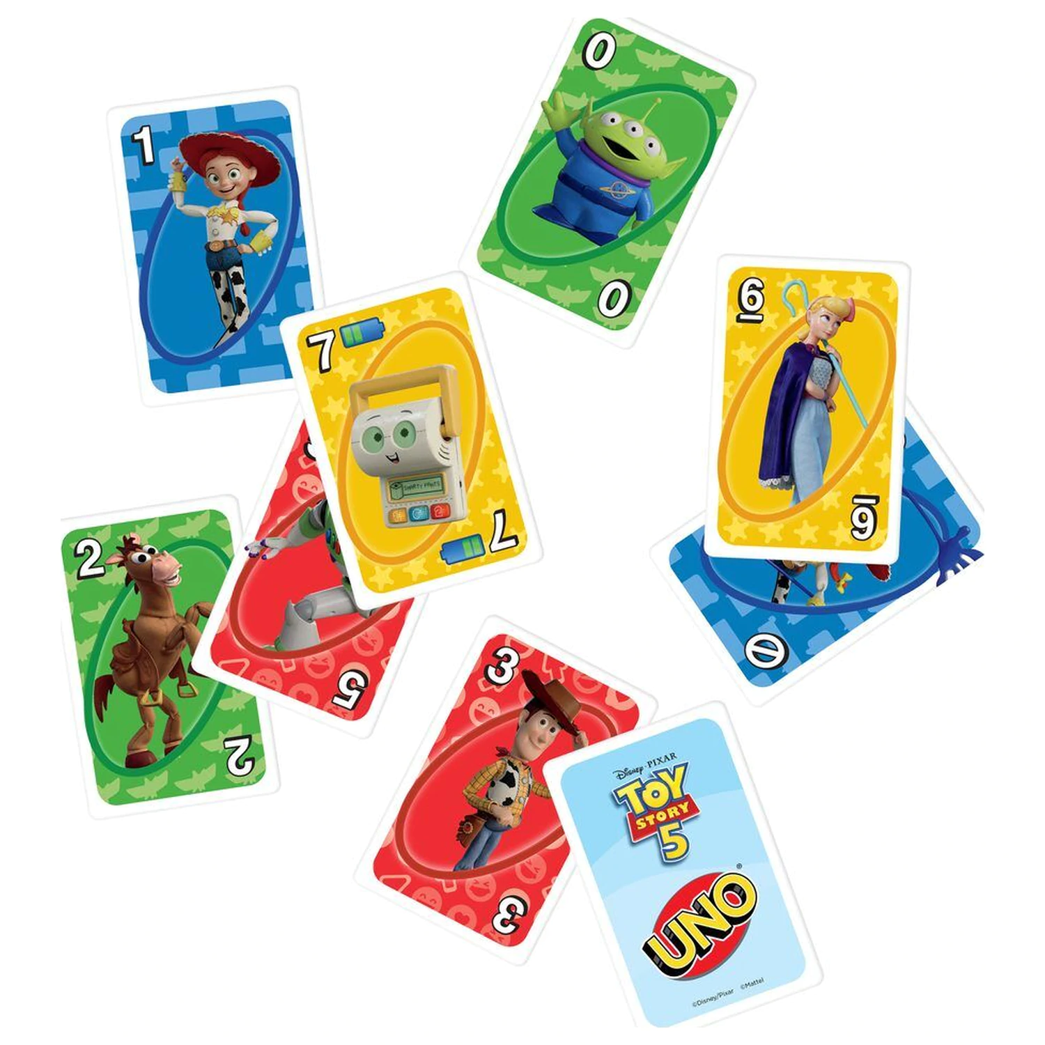 Disney Pixar Toy Story 5 UNO Kartenspiel Produktfoto