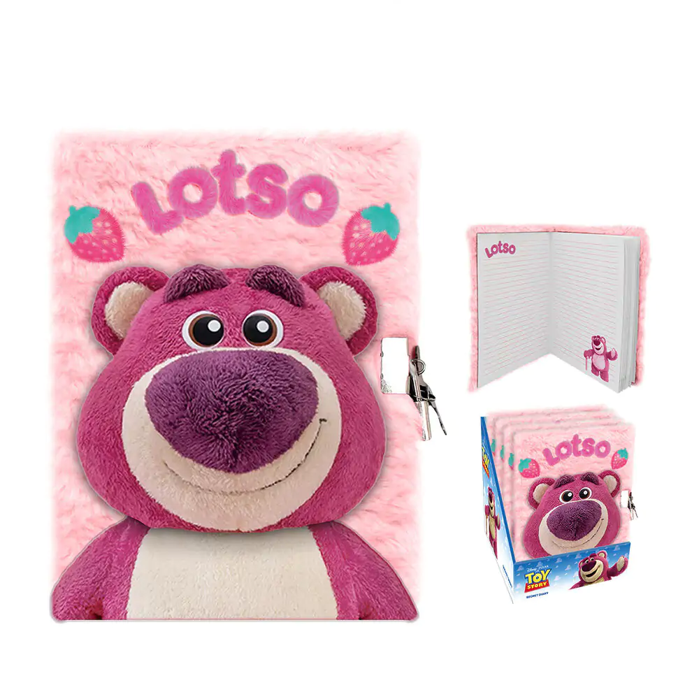 Disney Pixar Toy Story Lotso Plüsch Notizbuch Produktfoto
