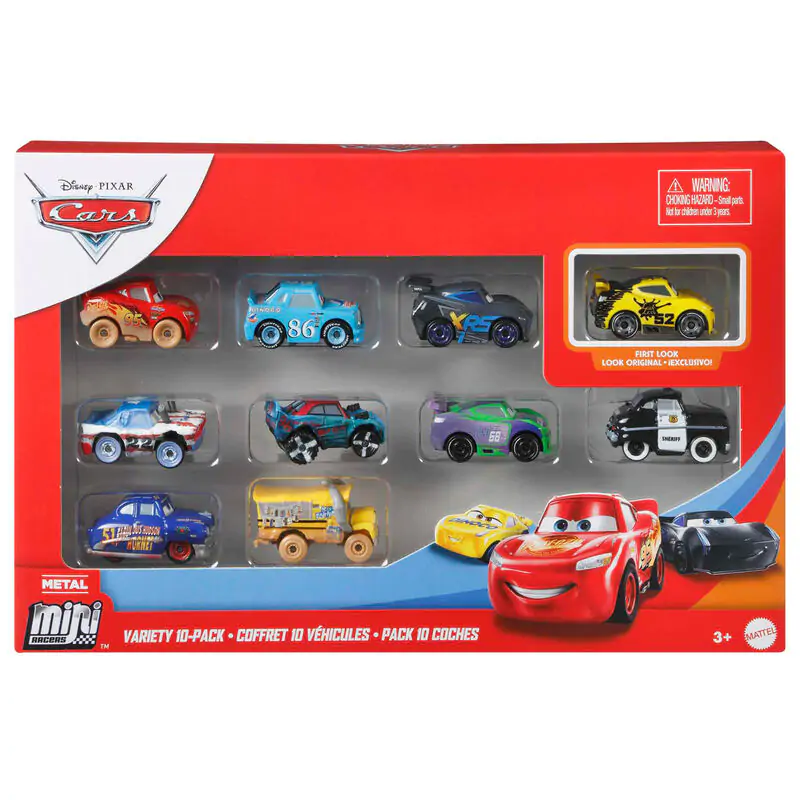 Disney Pixar Cars 10-er Set Fahrzeugen termékfotó