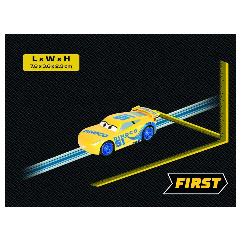 Disney Pixar Cars Dinoco Cruz Spielzeugauto Produktfoto