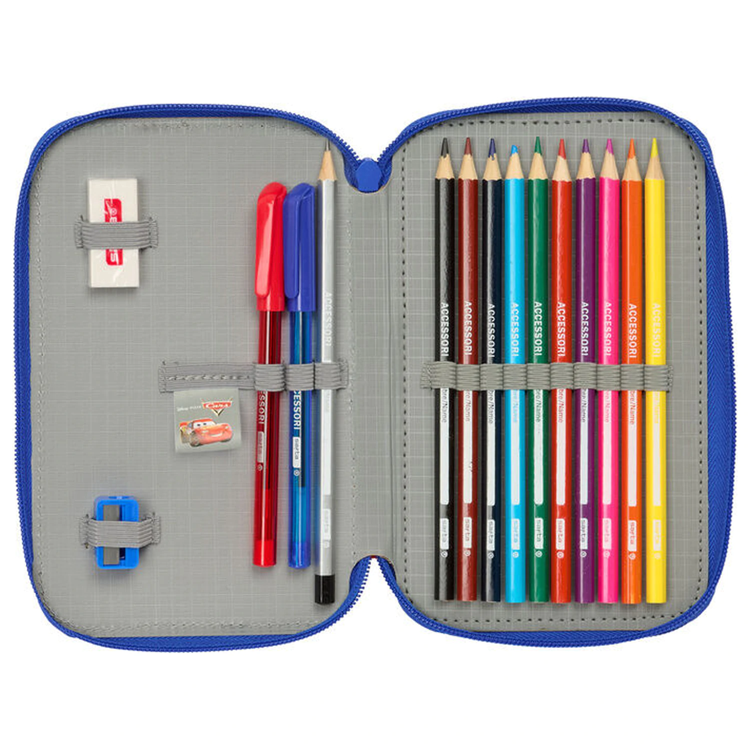 Disney Pixar Cars doppeltes Federmäppchen 29tlg Produktfoto