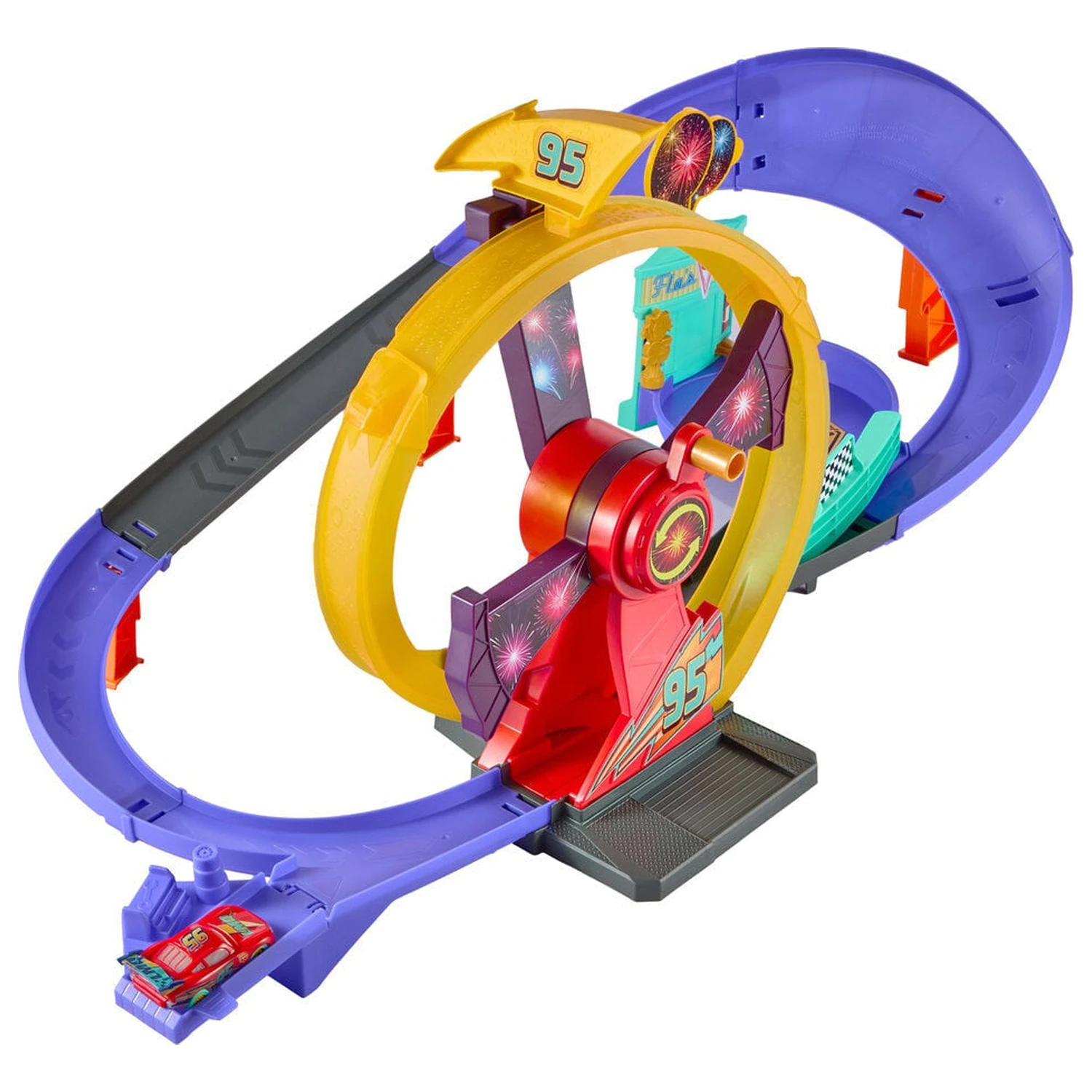 Disney Pixar Cars Lightning McQueen Rennstrecken Set Produktfoto