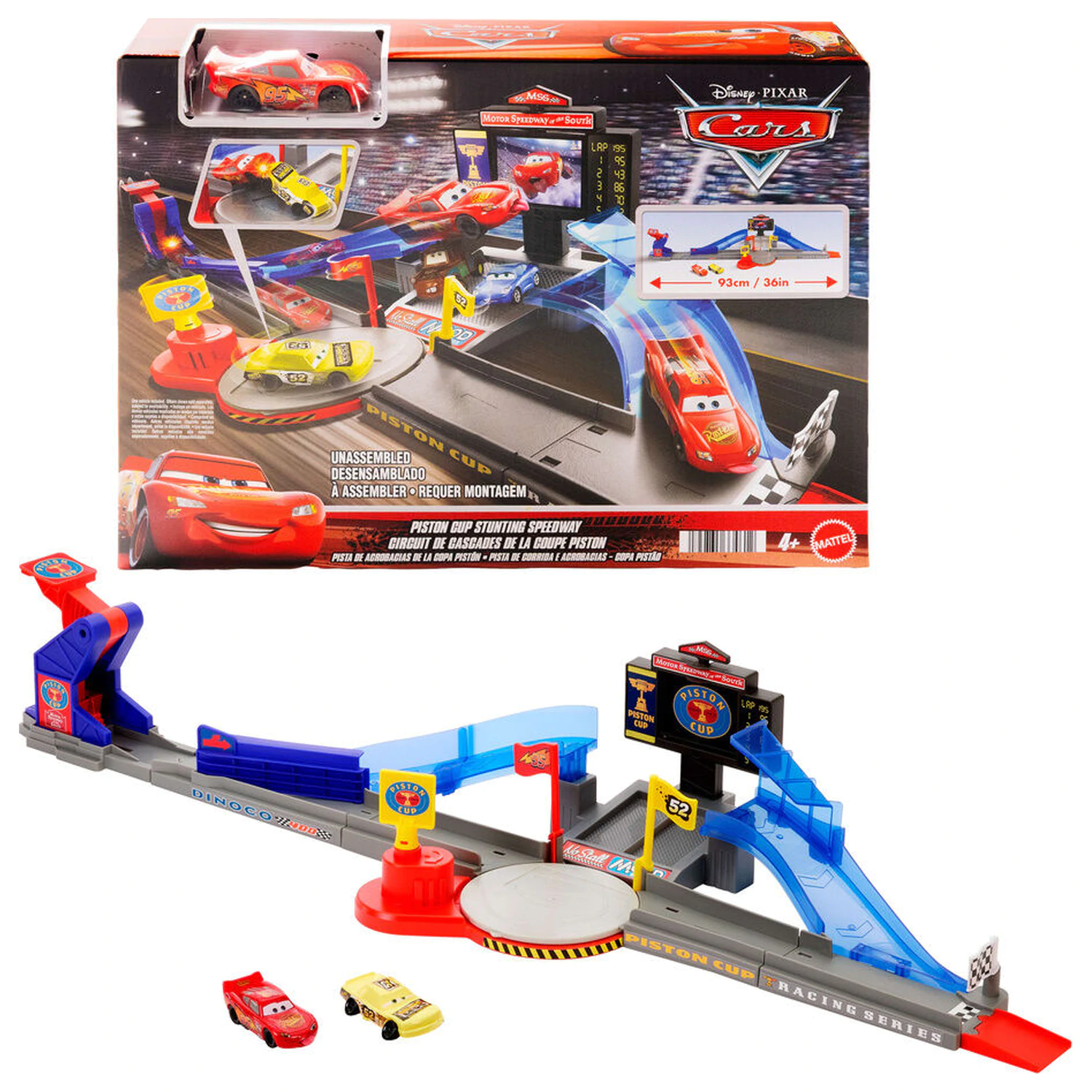 Disney Pixar Cars Piston Cup Stunting Speedway Spielset Produktfoto