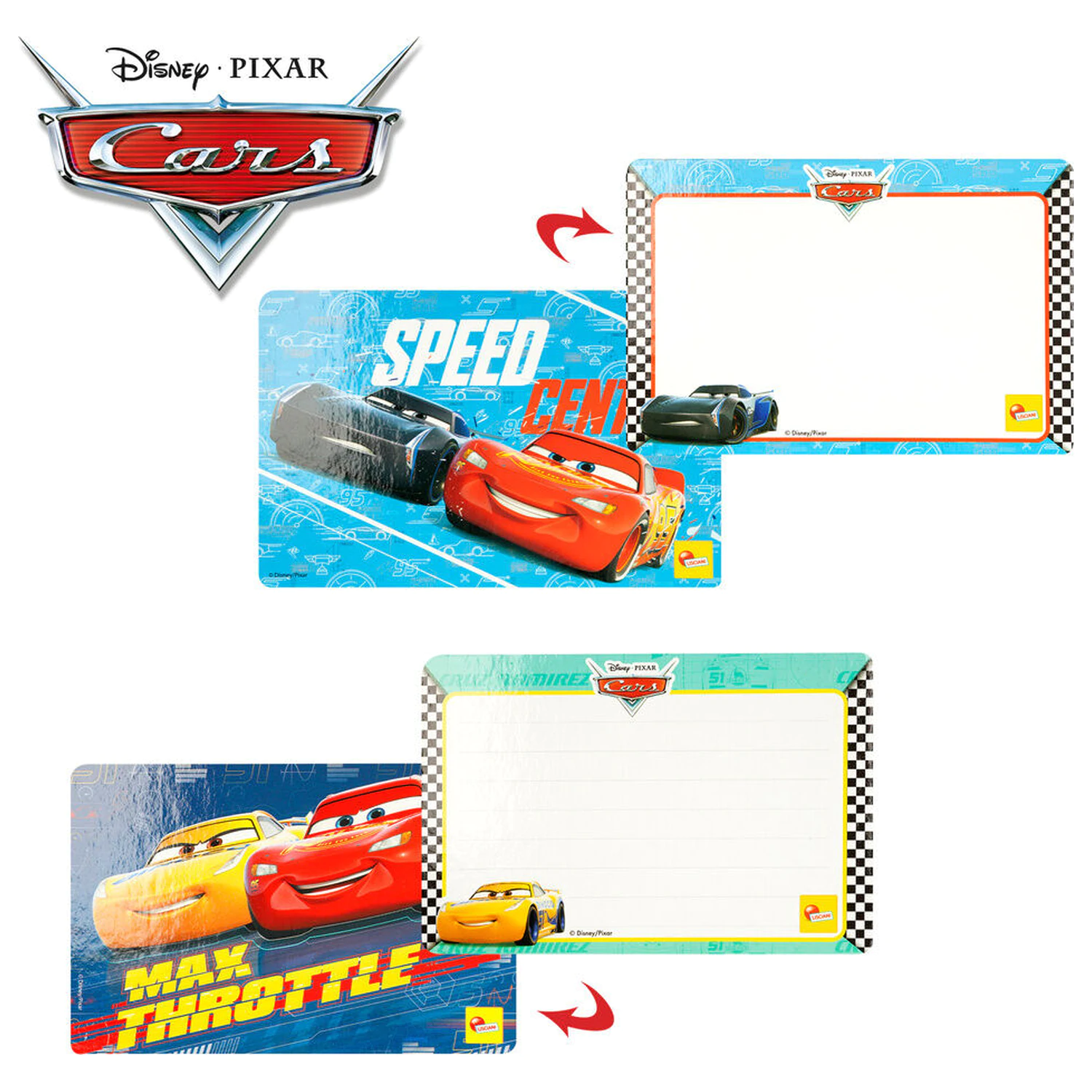 Disney Pixar Cars Zeichenschule Produktfoto