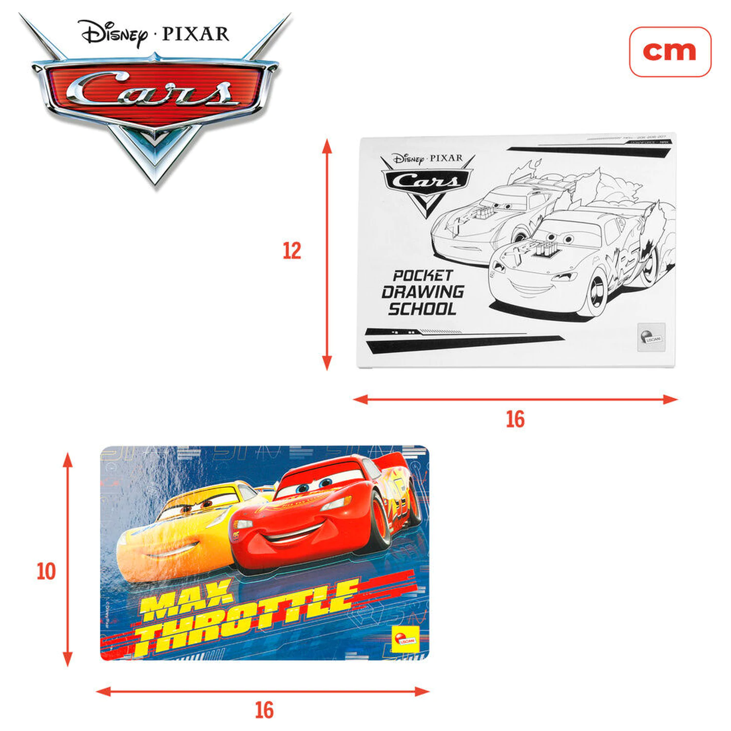 Disney Pixar Cars Zeichenschule Produktfoto