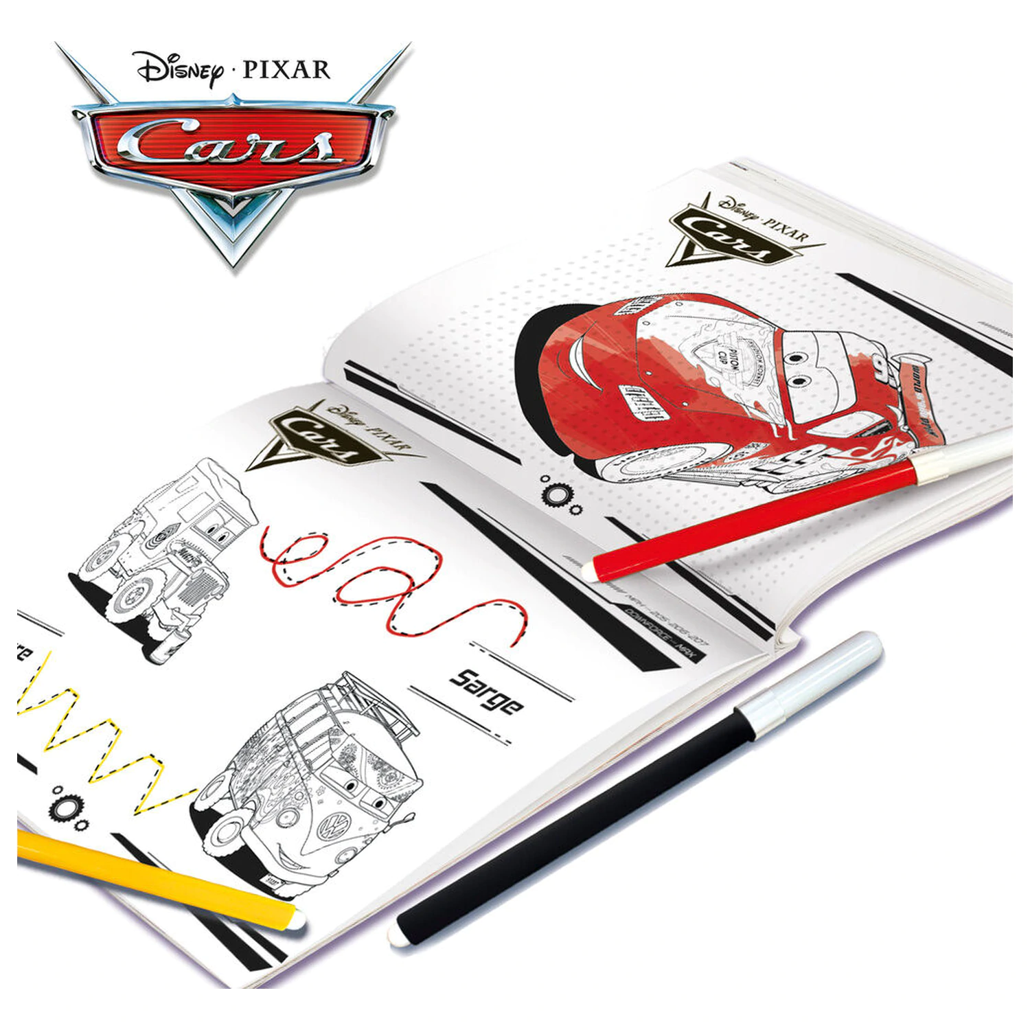 Disney Pixar Cars Zeichenschule Produktfoto