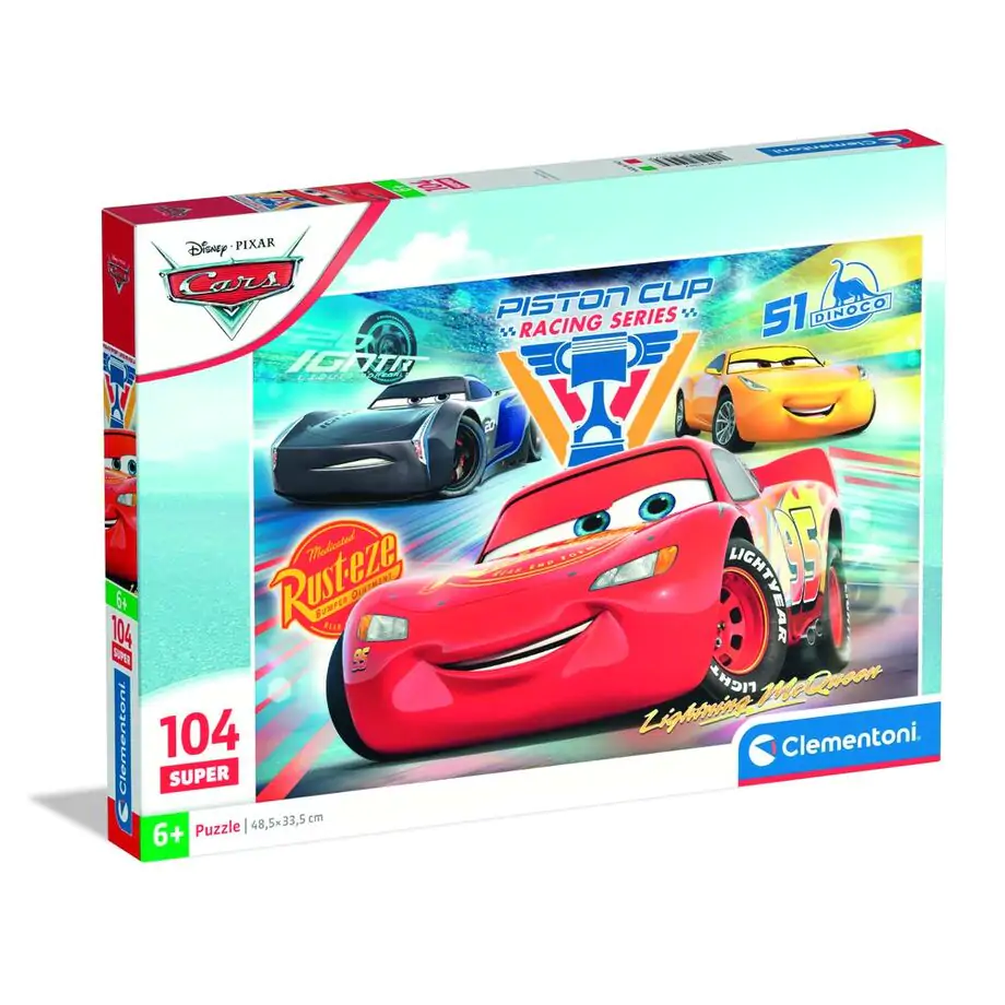 Disney Pixar Cars super Puzzle 104St Produktfoto