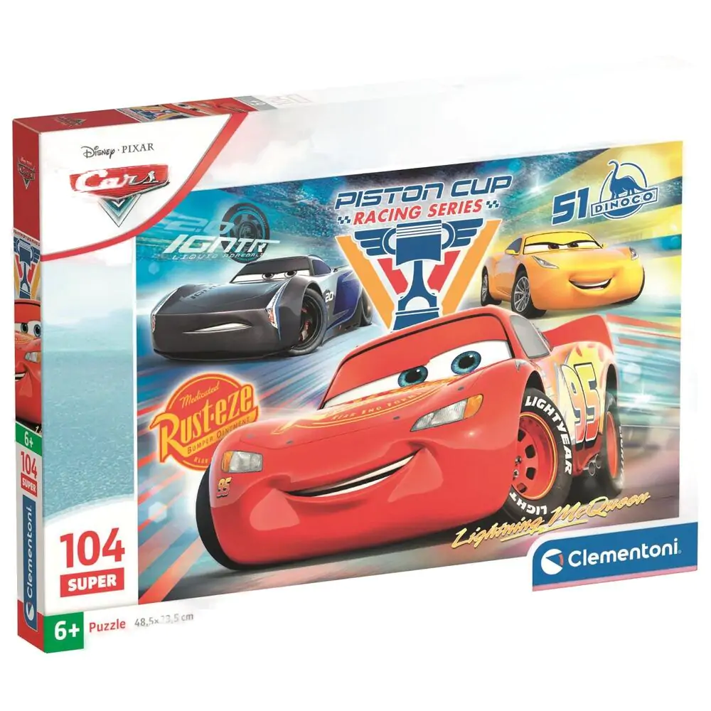 Disney Pixar Cars super Puzzle 104St Produktfoto