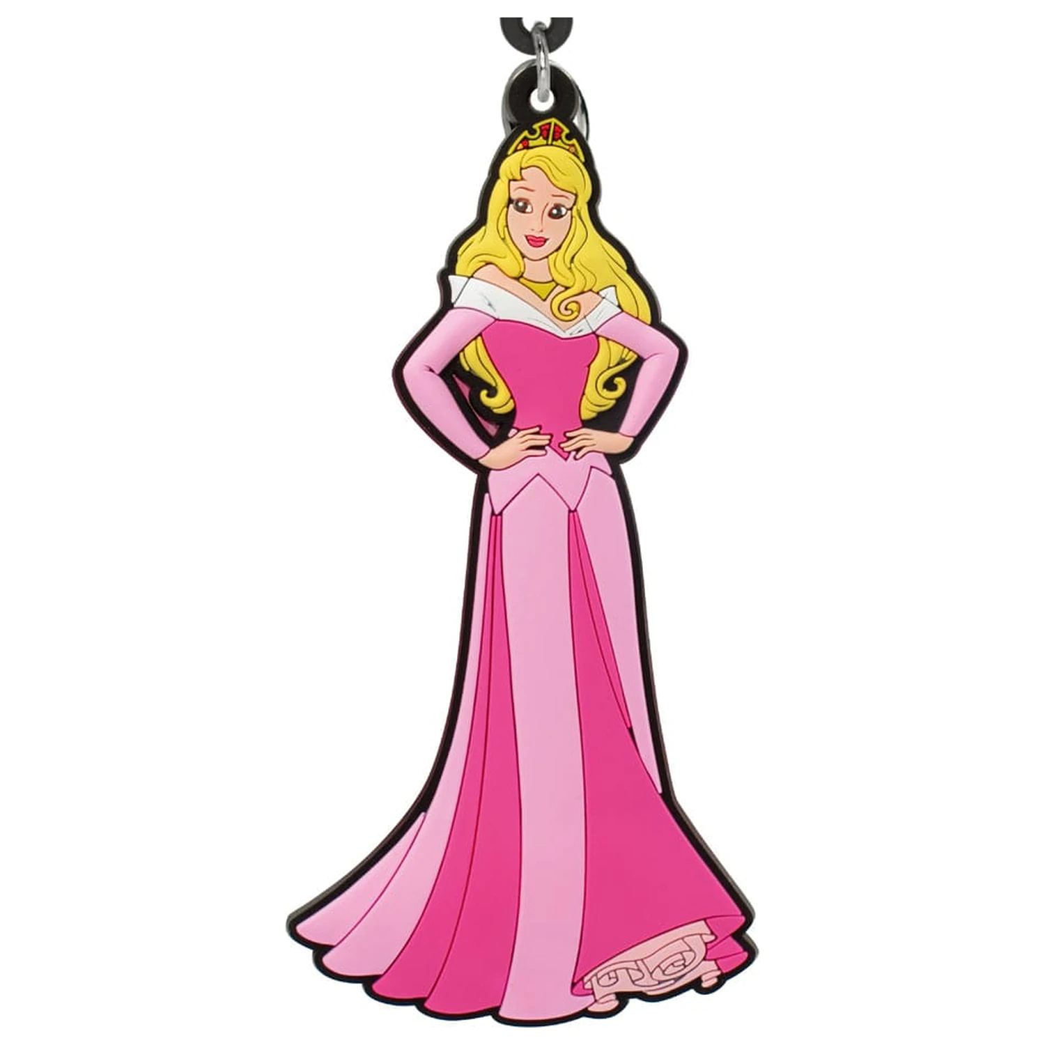 Disney Princess Soft Touch PVC Taschenclip Aurora Produktfoto