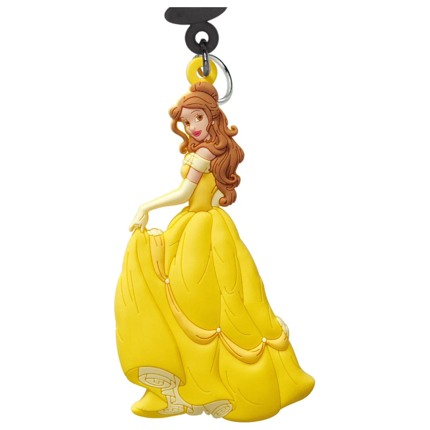 Disney Princess Soft Touch PVC Taschenclip Belle Produktfoto