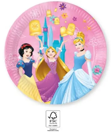 Disney Princess Live your Story, Disney Princess Pappteller 8 Stück 23 cm FSC Produktfoto