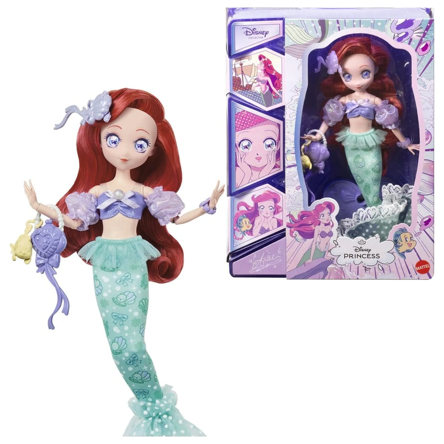 Disney Princess Puppe Manga Ariel 22 cm Produktfoto