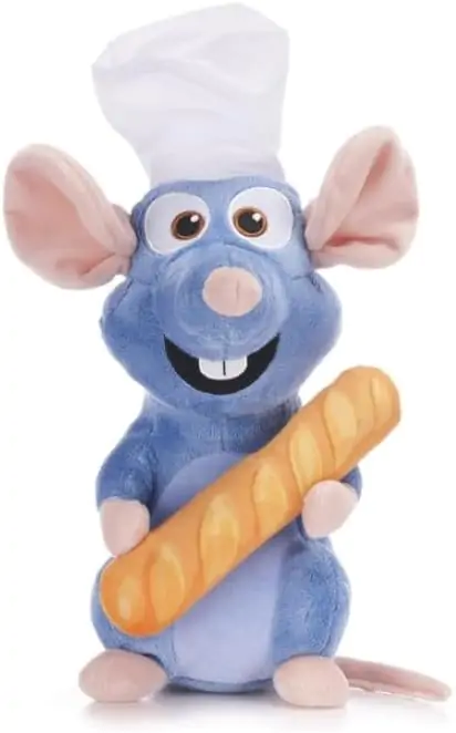 Disney Ratatouille Remy with bread Plüschfigur 25cm Produktfoto