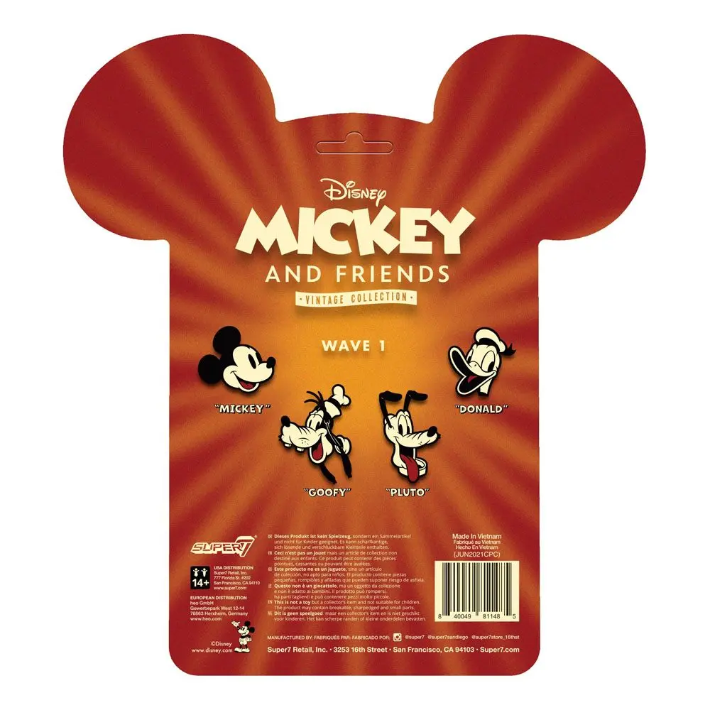 Disney ReAction Actionfigur Vintage Collection Wave 1 - Pluto 10 cm Produktfoto