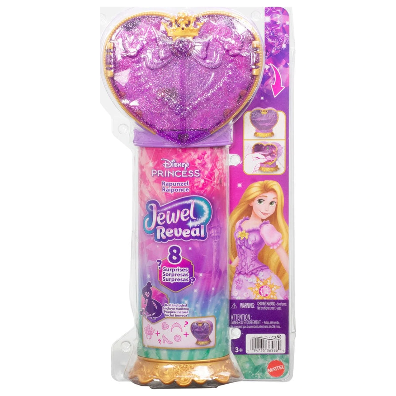 Disney Reveal Rapunzel Puppe Produktfoto