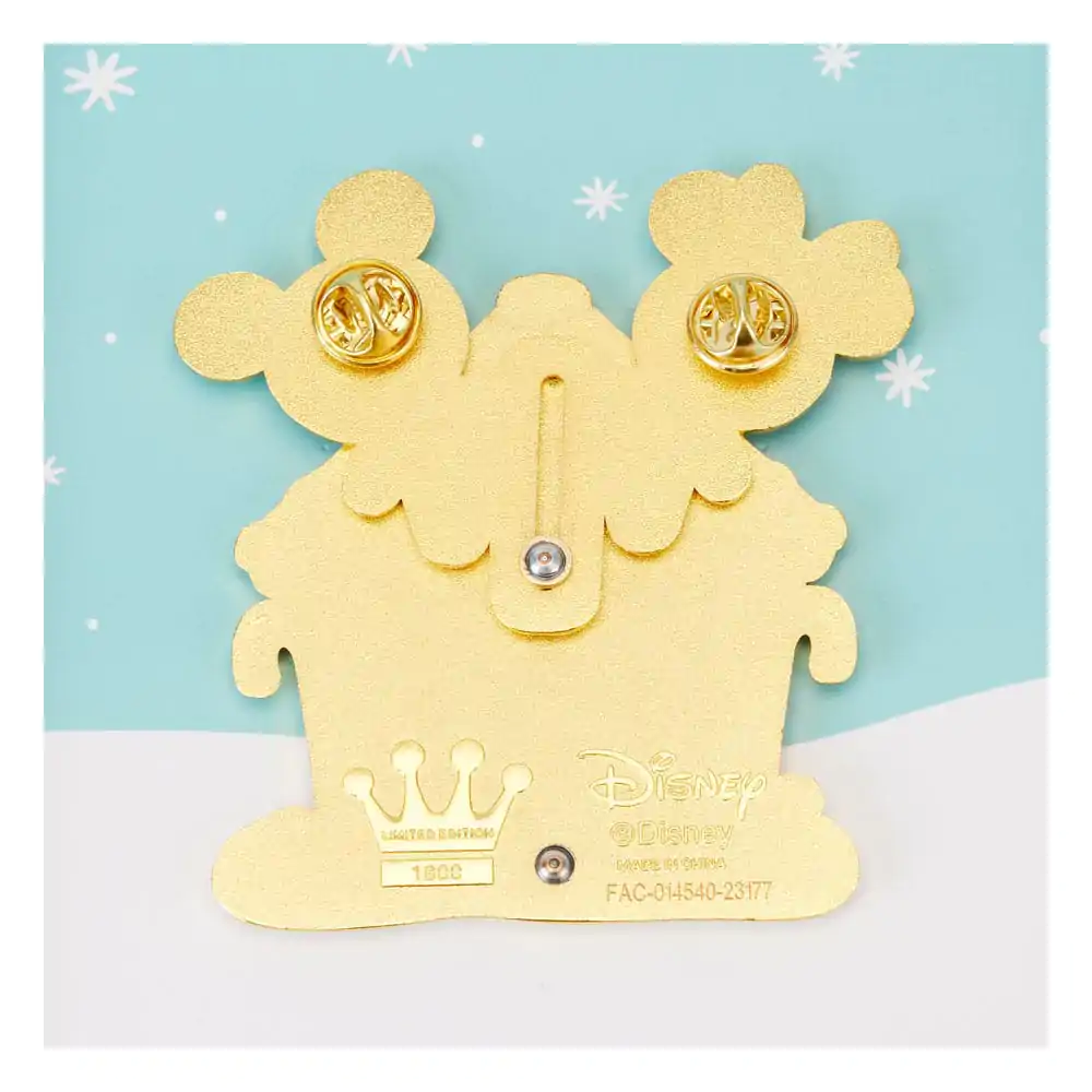 Disney by Loungefly Sliding Enamel Pin Ansteck-Pin Mickey &amp; Friends Gingerbread Pluto House Limited Edition 8 cm Produktfoto