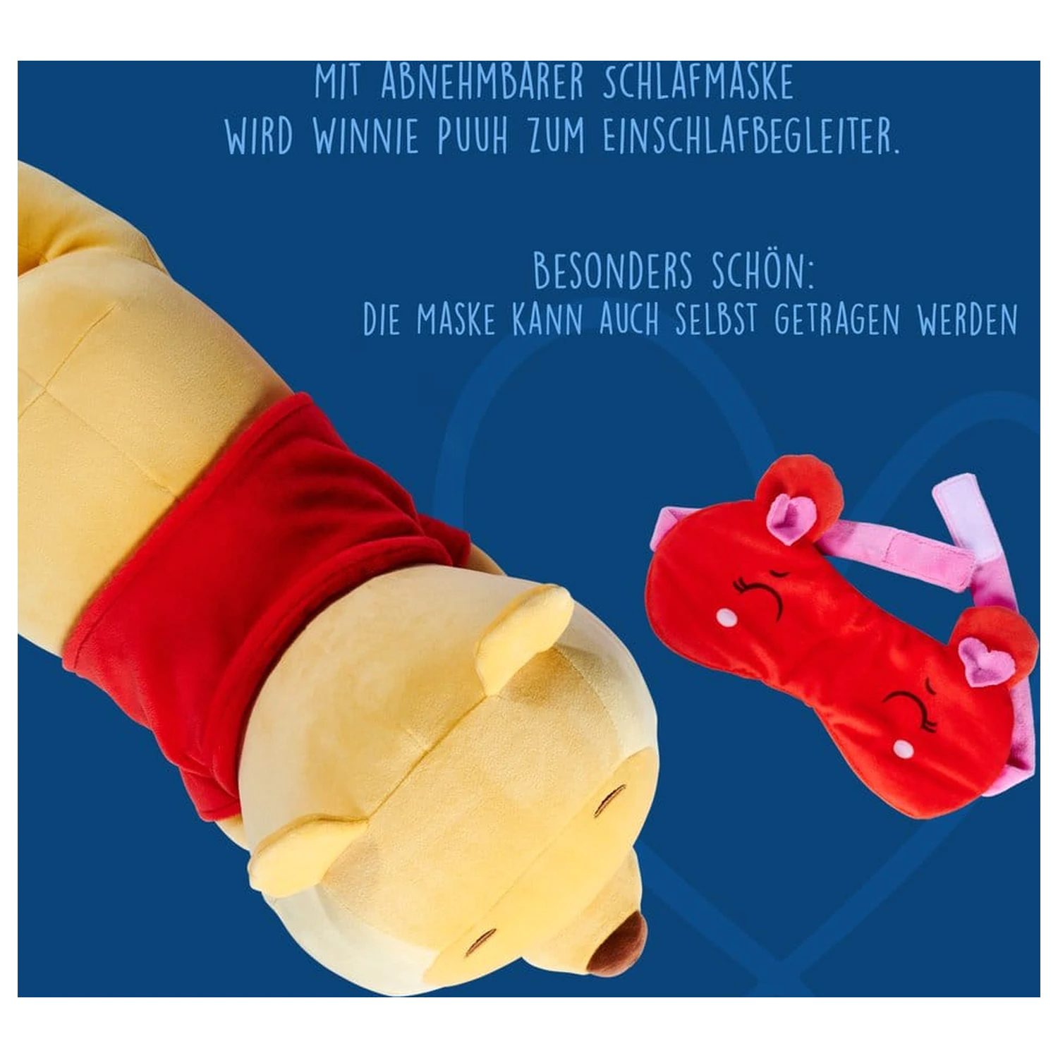 Disney Snuglets Wellbeing Schwerer Plüsch Figur Winnie the Pooh 40 cm Produktfoto