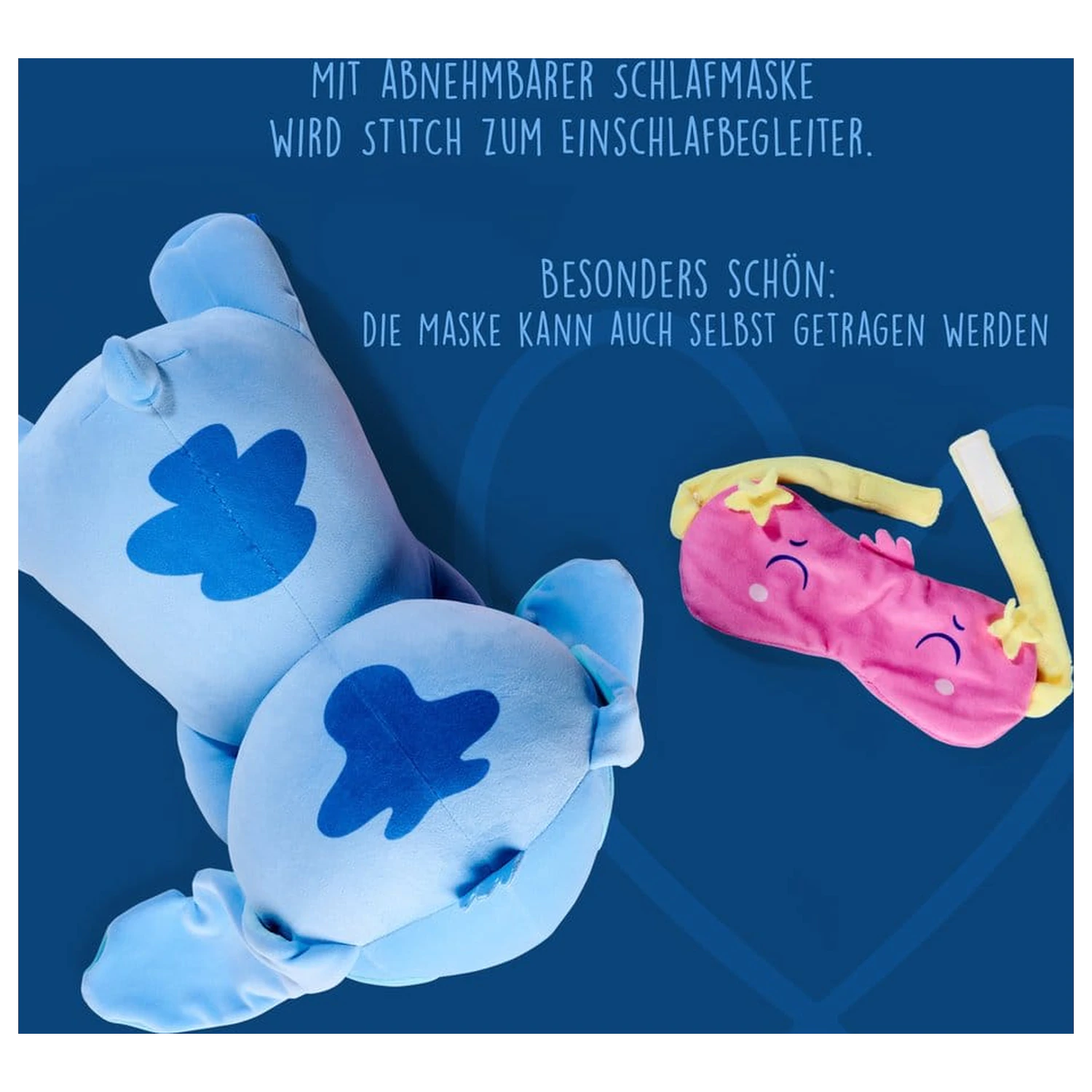 Disney Snuglets Wellbeing Schwerer Plüschfigur Stitch 40 cm Produktfoto
